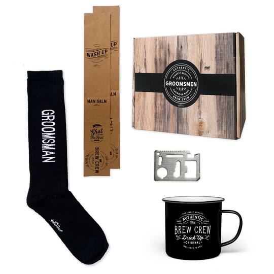 Kate Aspen® Brew Crew Groomsman Gift Box Kit